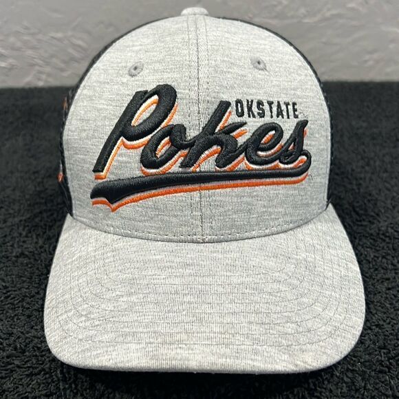 🔥🏈 OKLAHOMA STATE COWBOYS Mesh Back Snapback HAT - OSFA - PERFECT!!! - Picture 1 of 11